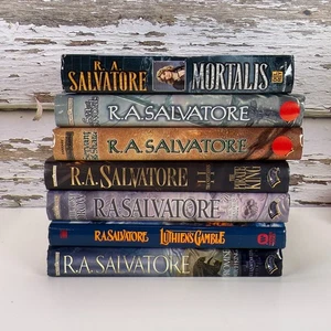 Lot of 7 Novels by RA Salvatore Hardcover Pirate King, Mortalis Luthien, Shard - Bild 1 von 24