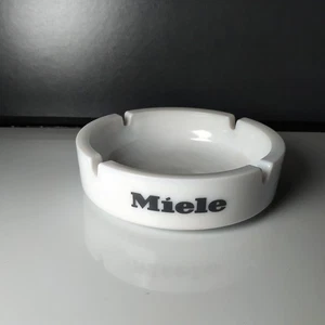 Cenicero Miele grande aprox. 14,5 cm sin usar blanco 4 x bandeja para cigarrillos resistente - Imagen 1 de 4