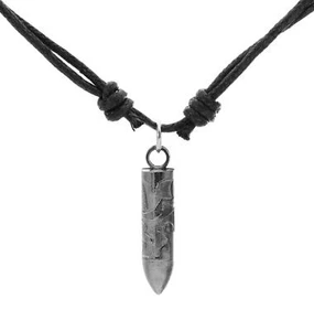 Collana proiettile peltro NATO IDF Israele souvenir MI6 pistola militare FBI fucile - Foto 1 di 6