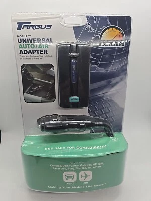 NUEVO Adaptador Universal Automático/Aire Targus Mobile 70 092636211820 420-1103-001A Foto 1 de 2