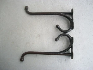 GANCI SELLA VINTAGE IN GHISA 12" CAVALLI FATTORIA EQUITAZIONE - Foto 1 di 3