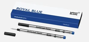 Montblanc Royal Blue Medium Tintenrollerminen MB128233 - Bild 1 von 2