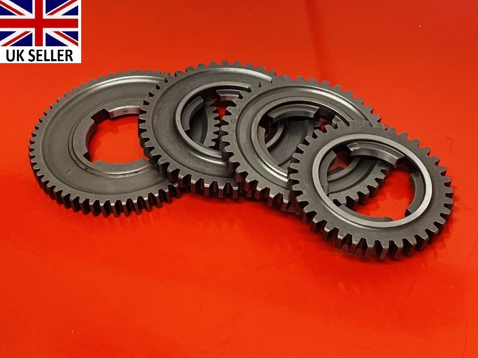 JUEGO DE ENGRANAJES VESPA PX125E PX150E PX200E 1998 A 2005 JUEGO DE 57-42-38-35 DIENTES Foto 1 de 2