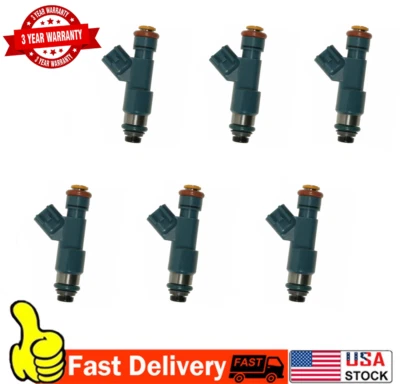 Inyector de combustible 6 piezas para Volvo XC70 3,2 L 2008 2009 2010 2011 2012 2013 2014 2015 Foto 1 de 4