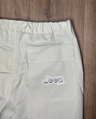 Pantalones Uniforme Jeep Hechos en EE. UU. Cordón Carga Verde Pastel Hombres W 37/38 L 30 Foto 1 de 4