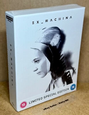 EX_MACHINA - UK COLLECTOR'S EDITION 4K UHD + BLU RAY STEELBOOK - NEW & SEALED - Image 1 of 4