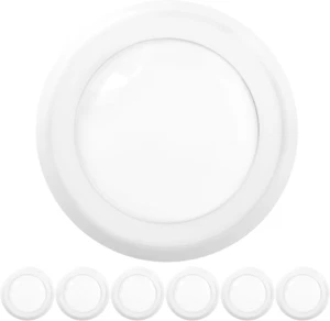 Sunco 6 Pack LED Disc Lights Ceiling 6 Inch, Flush Mount Disk Light, Recessed Ca - Picture 1 of 7