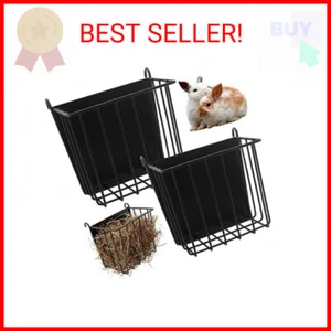2PCS Rabbit Hay Feeder with Heavy-Duty Metal Frame Hay Holder,for Bunny, Guinea - Picture 1 of 2