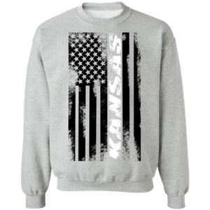 Sudadera Kansas American Flag cuello redondo - Imagen 1 de 6