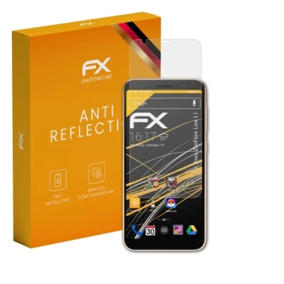 atFoliX 2x Screen Protection Film for Asus ZenFone Live L1 matt&shockproof - Image 1 of 4