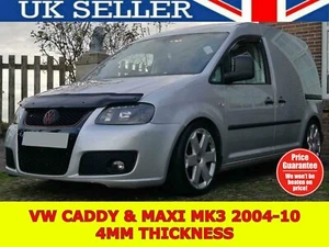 🇬🇧🌟 VW CADDY & MAXI 2004-10 BONNET WIND STONE DEFLECTOR PROTECTOR GUARD BRA - Picture 1 of 2