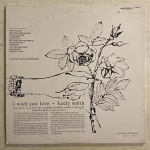 ANDY WARHOL Back Cover Art LP Keely Smith I Wish You Love Teal Mono VG!!!! - Picture 1 of 5