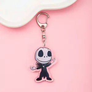 Portachiavi clip-on Nightmare Before Christmas acrilico Jack Skellington - Foto 1 di 2