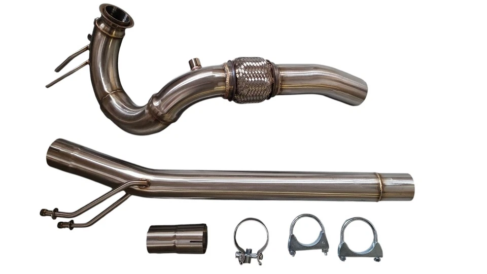 DEFAP DOWNPIPE 76MM VW GOLF 6 VI SCIROCCO TOURAN AUDI A3 8P SEAT LEON 1P TDI - Imagen 1 de 2