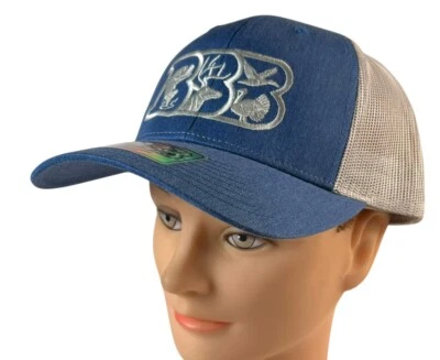 Sombrero de camionero Richardson BBB Bass Bucks Birds logotipo bordado malla ajustable Foto 1 de 4