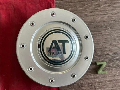 #Z 1) AT Italia ATP Custom Silver Snap On RUEDA TAPA CENTRAL A-816 Foto 1 de 4