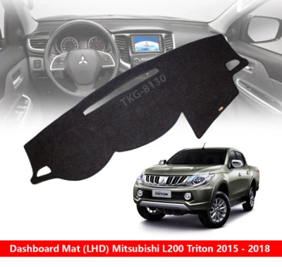 (LHD) Cubierta de alfombrilla de tablero interior para camioneta Mitsubishi L200 Triton 2015-2018 Foto 1 de 4