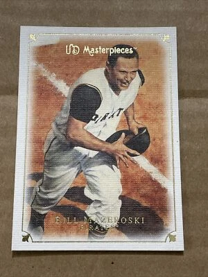 Bill Mazeroski 2007 Upper Deck Masterpieces #4 MLB Pittsburgh Pirates - Image 1 of 4