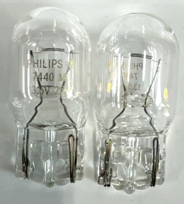 2x-Philips Sylvania 7440 bombilla trasera Foto 1 de 2