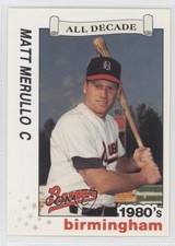 1990 Best Birmingham Barons All Decade Matt Merullo #25