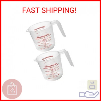 Taza medidora de plástico Norpro de 2 tazas (paquete de 2) Foto 1 de 2