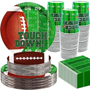 100Pcs Football Party Supplies Football Party Decorations Set Football Dinner... - Picture 1 of 7