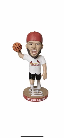 ST LOUIS CARDINALS Jayson Tatum Boston Celtics BOBBLEHEAD  Giveaway /01/23 Cover
