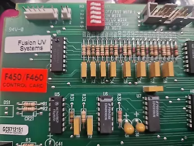 FUSION UV SYSTEMS F450/F460 CONTROL CARD 0380355 rev AP - Image 1 of 4