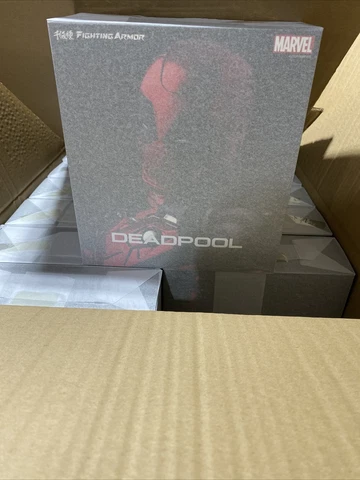 Authentic Sentinel Marvel Fighting Armor Deadpool Action Figure Cover