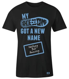 "MY SHOE GAME" T-Shirt to Match Foamposite One"University Blue" - Picture 1 of 2