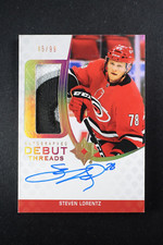 2020-21 Ultimate Collection Autographed Debut Threads Steven Lorentz RC #/99 G