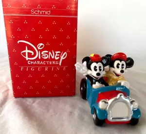 VINTAGE SCHMID..DISNEY & CO..SAMMLERFIGUR..MICKEY & MINNIE IM AUTO..NEUBOX - Bild 1 von 7