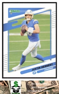 2021 Donruss #70 Justin Herbert - Los Angeles Chargers - Picture 1 of 2