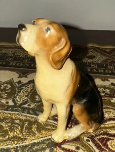Vintage Mortens Studio Seated Beagle Dog - Picture 1 of 5