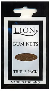 BUN NETS x 3, A Triple Pack, Lion Haircare, Best Quality, ALL 7 COLOURS. - Picture 1 of 6