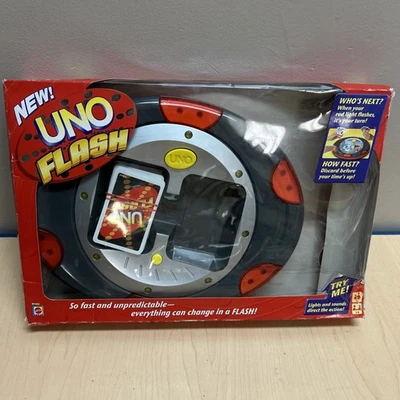 UNO FLASH Electronic Card Game w/ Original Box Tested - No Directions - Image 1 of 4