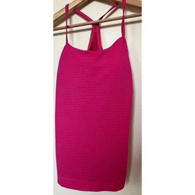 NIKE MUJER ESENCIAL Top Solo Traje de Baño Tanque Malla ROSA FRAMBUESA TALLA M NUEVO CON ETIQUETAS Foto 1 de 4