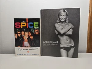 Spice Girls 2 Bücher Lot Story Pop Phänomen Geri Halliwell Just For Record - Bild 1 von 6