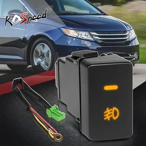 Dash Mounted Fog Light On/Off Control Switch w/Harness for 14-16 Honda Odyssey - Picture 1 of 8