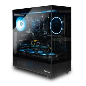 High End Gamer / Gaming PC RTX 5070 Wasserkühlung 14x 3.30 GHz CPU / 128GB DDR4 - Bild 1 von 11