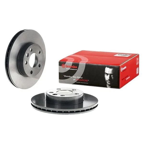 For Volkswagen EuroVan 97-00 UV Coated Series Plain Vented Front Brake Rotor - Imagem 1 de 4