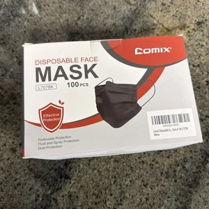 Comix Einweg-Ohrschlaufen-Gesichtsmasken, 100 Stück - Bild 1 von 5