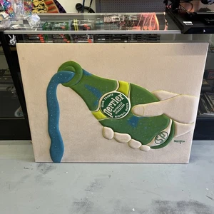 RON BREJTFUS TEXTILPANEEL "PERRIER" KUNST  - Bild 1 von 10