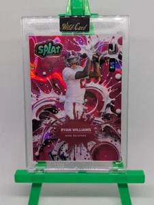 2025 Wild Card Splat #SBBLU05-RW Ryan Williams /6 (RC)Alabama Crimson Tide - Picture 1 of 1