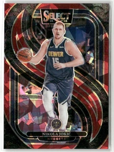 2024-25 Panini Select - Premier Level Nikola Jokić #140 Red Cracked Ice Prizm - Picture 1 of 2