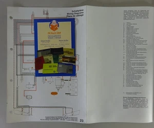 Diagrama Eléctrico / Diagrama Adicional VW 1600 Tipo 3 Año Modelo 1971 - Imagen 1 de 1