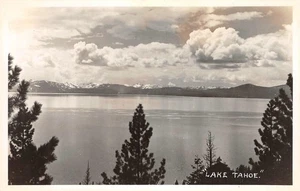 RPPC LAKE TAHOE California/Nevada Real Photo ca 1940s Vintage Postcard - Picture 1 of 1