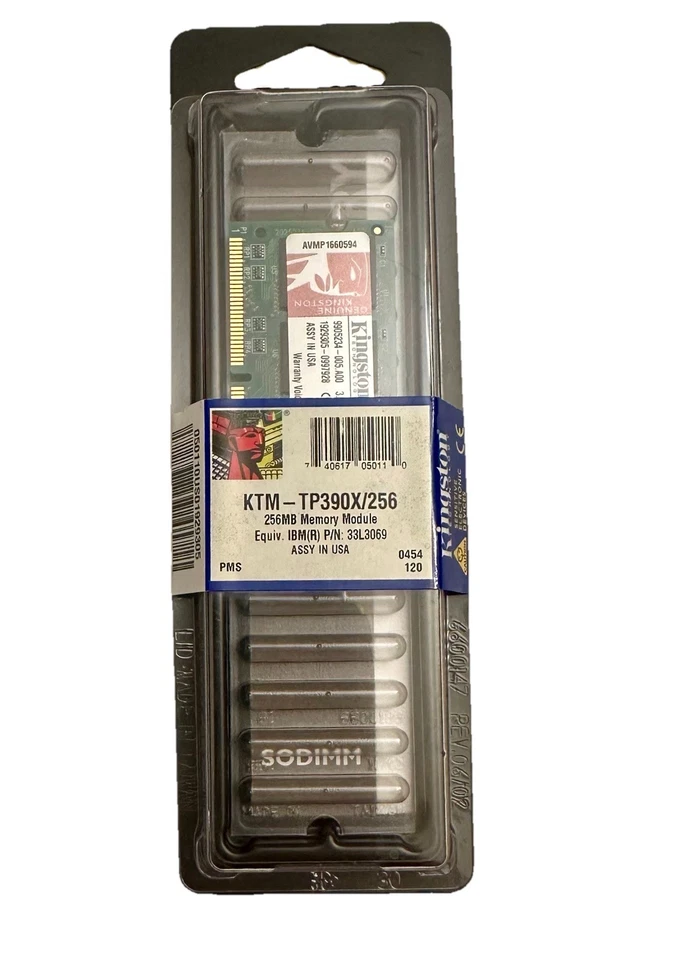 33L3069 IBM ThinkPad 390X 600 A20 T20 X20 256MB Kingston Memory KTM-TP390X/256 - Image 1 of 4