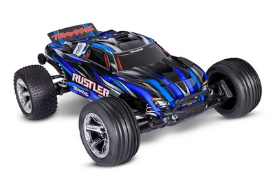 Traxxas Rustler Blau BL2S 1/10 2WD Brushless Stadium Truck 37354-4 - Bild 1 von 4
