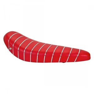 Sunlite Classic Polo Bicycle Saddle - Steel Rails, Pleated Finish, Unisex Design - Picture 1 of 1